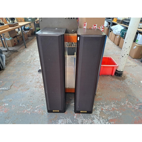 737 - A pair of Technics SB-M800 6Ω floor standing three-way hi-fi speakers