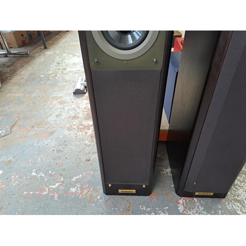 737 - A pair of Technics SB-M800 6Ω floor standing three-way hi-fi speakers