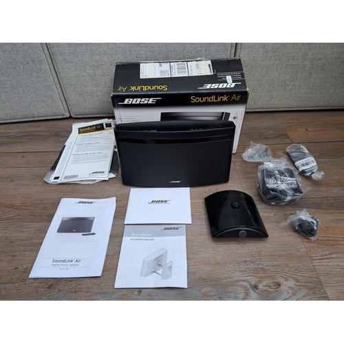 746 - A boxed Bose SoundLink Air digital music system with power adaptor, accessory battery, remote contro... 