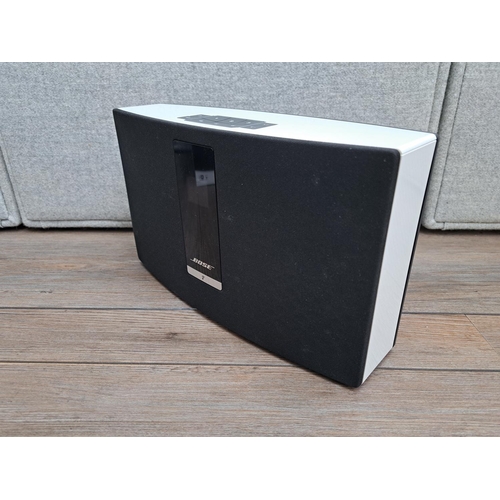 749 - A boxed Bose SoundTouch 20 wi-fi music system with power cable, remote control and instruction manua... 