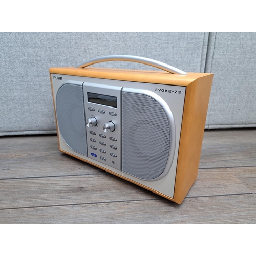 754 - A boxed Pure Evoke-2S DAB/FM radio with instruction manual