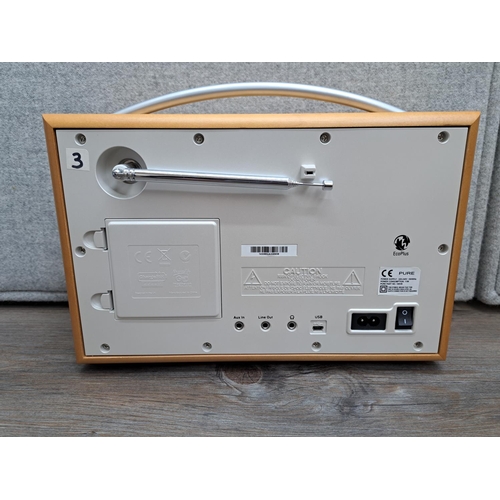 754 - A boxed Pure Evoke-2S DAB/FM radio with instruction manual