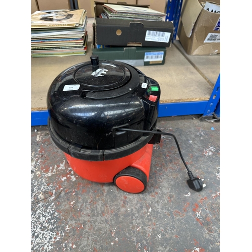 853 - A Numatic Henry micro cylinder vacuum cleaner