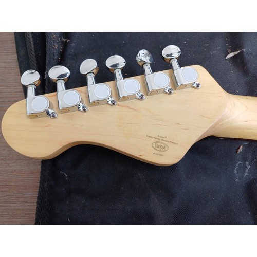 788 - Four items, three Stratocaster style electric guitars to include cased Encore Blaster Series and one... 