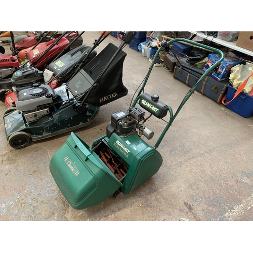 1020 - A Qualcast classic 35s petrol cylinder lawn mower