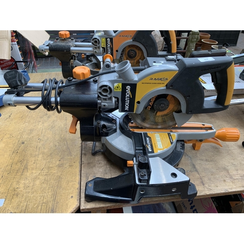 978 - An Evolution sliding compound mitre saw