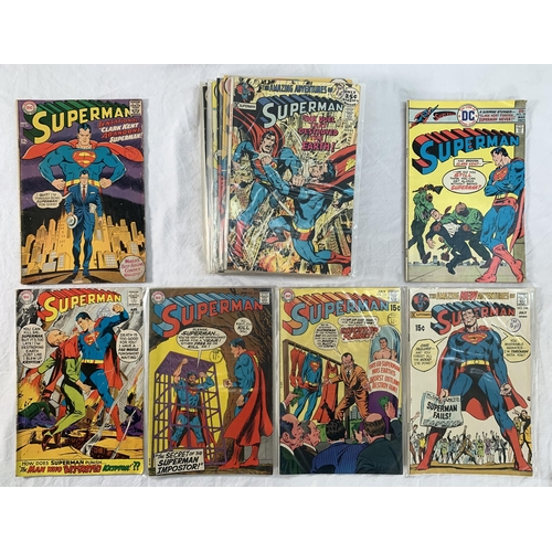 2192 - Twenty One DC Comics. Superman. Includes #201, #205, #225, #228, #232, #238, #240 Neal Adams cover a... 