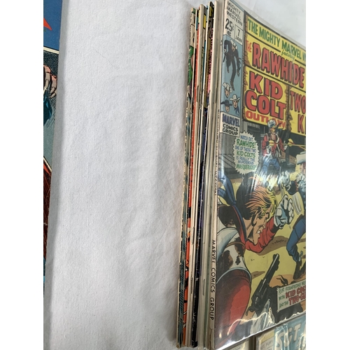 2197 - Nineteen Marvel Comics. Various years and titles includes Sgt Fury and his Howling Commandos #6, #80... 