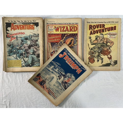 2203 - Twenty Four DC Thomson Boys' Papers (1960-1961) Includes three titles from the Big Five, Adventure, ... 