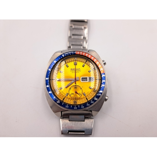 A vintage Seiko 'Pogue' 6139-6002 automatic men's wristwatch