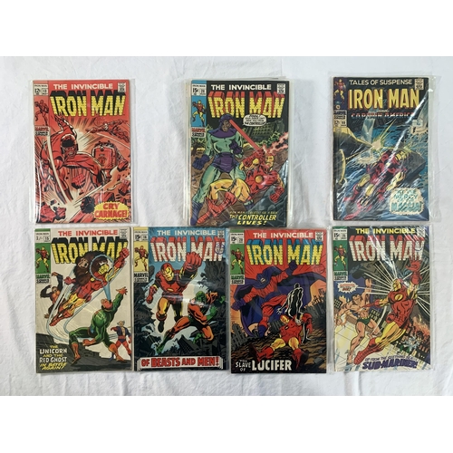 2196 - Fourteen Marvel Comics. Iron Man. Various years includes #13, #15 1st appearance of Alex Niven (late... 