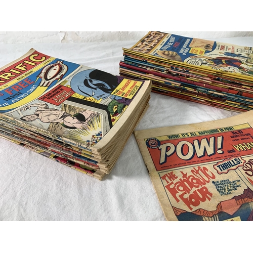 2202 - Fifty Three British Comics published by Odhams Press' Power Comics. Includes 'Fantastic' #2, #11 to ... 