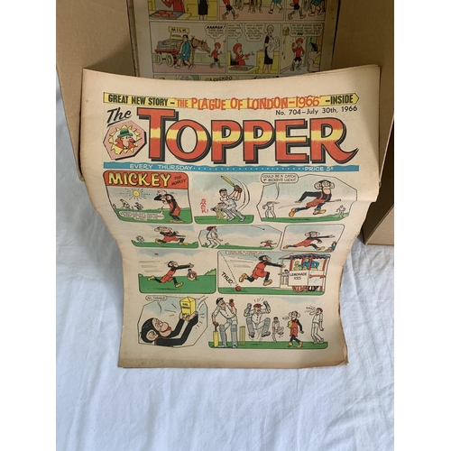 2204 - Approx. five hundred DC Thomson Comics (1954-1967) Includes approx. four hundred issues of 'The Topp... 