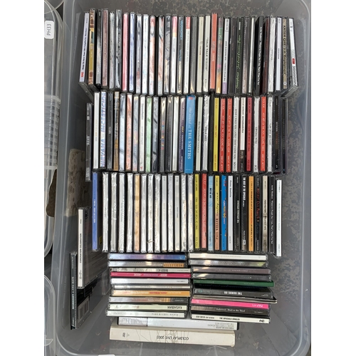 849 - Four boxes containing a collection of CDs to include The Smiths, Paul Weller, Talk Talk, The Style C... 