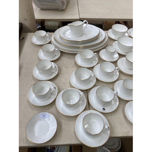 354 - A collection of Caverswall fine bone china dinner ware