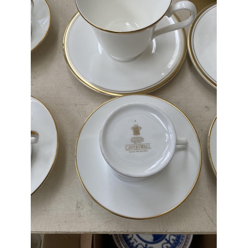 354 - A collection of Caverswall fine bone china dinner ware