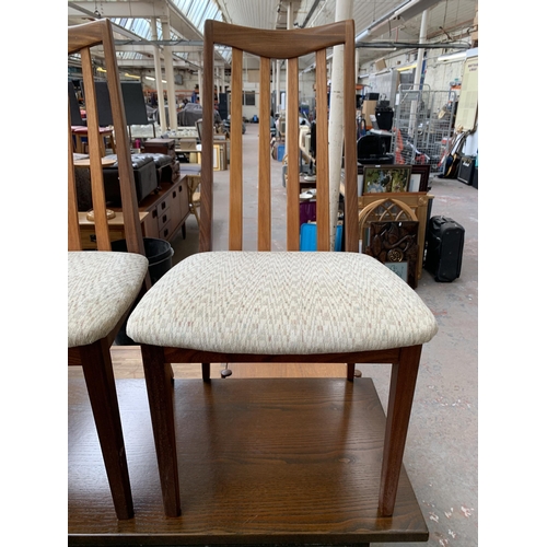 221 - Four mid 20th century G Plan Fresco teak dining chairs