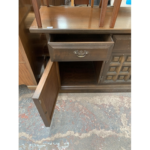 222 - A mid 20th century Younger Toledo sideboard - approx. 78cm high x 207cm wide x 48cm deep