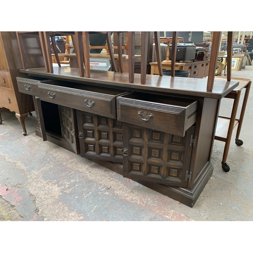 222 - A mid 20th century Younger Toledo sideboard - approx. 78cm high x 207cm wide x 48cm deep