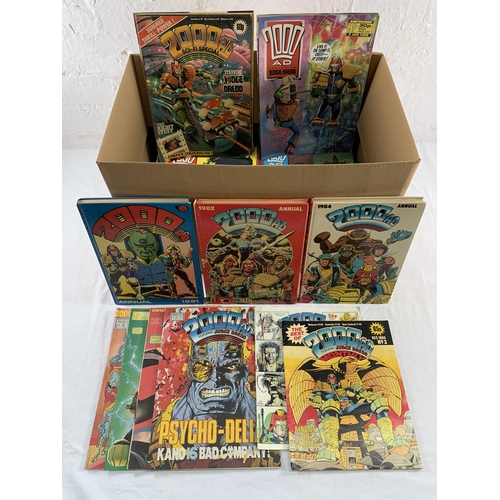 2156 - Approx. One Hundred and Forty 2000AD Comics (1987-1991) Includes #530, #552, #553, #554, #555 to #59... 