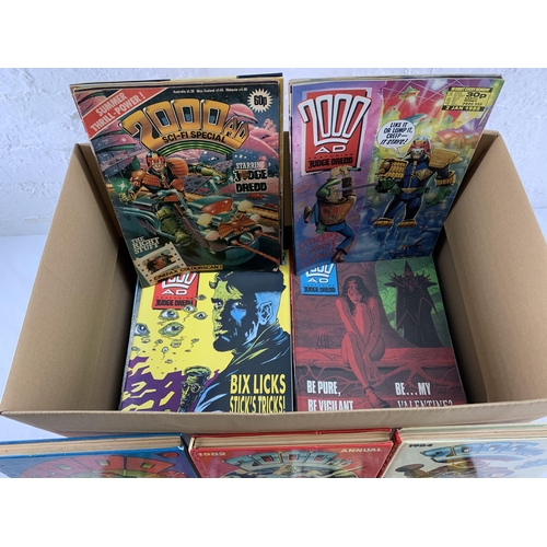 2156 - Approx. One Hundred and Forty 2000AD Comics (1987-1991) Includes #530, #552, #553, #554, #555 to #59... 