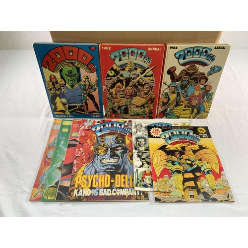 2156 - Approx. One Hundred and Forty 2000AD Comics (1987-1991) Includes #530, #552, #553, #554, #555 to #59... 