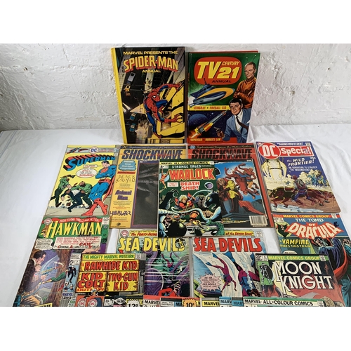 2157 - Twenty Three comics and Two annuals. Various years and titles included amongst is Forteen Marvel Com... 