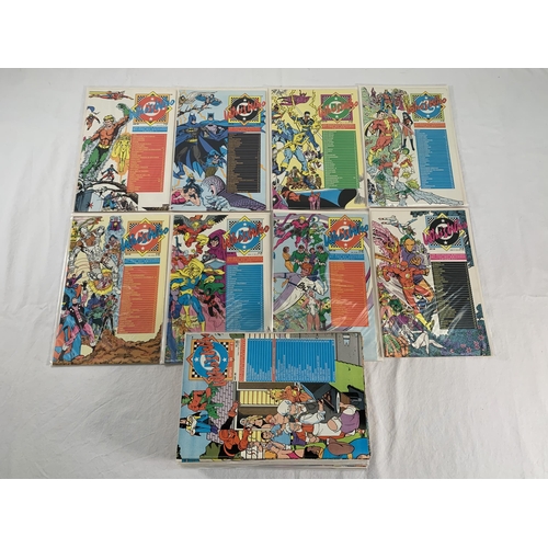 2163 - Thirty Five DC Comics. Who's Who:The Definitive Directory of the DC Universe (1985-1987) Complete Se... 