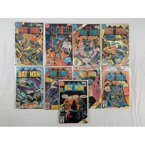 2166 - Seventeen DC Comics. Batman. Includes (Vol.1) #300, #301, #302, #306, #307, #308, #309, #310, #318, ... 