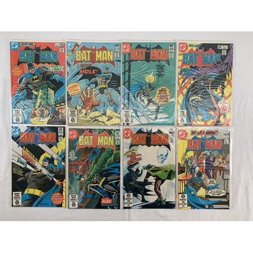 2167 - Thirty DC Comics. Batman. Includes (Vol.1) #331 to #352, #353 second appearance of He-Man, #354, #35... 