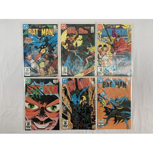 2168 - Thirty DC Comics. Batman. Includes (Vol.1) #361 to #365, #366 first time Jason Todd appears in Robin... 