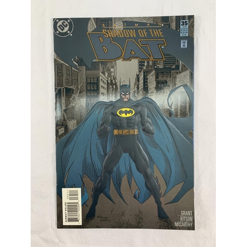 2172 - Fifty Eight DC Comics. Includes Shadow of the Batman (1985-1986) #1 to #5 and Shadow of the Bat (199... 