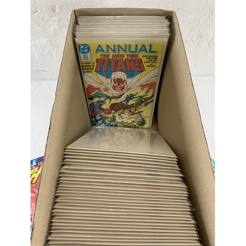 2175 - Sixty DC ANNUALS. Various years and titles includes Tales of the Green Lantern Corps #1, Green Lante... 