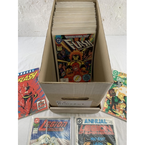 2175 - Sixty DC ANNUALS. Various years and titles includes Tales of the Green Lantern Corps #1, Green Lante... 