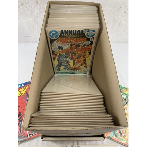 2175 - Sixty DC ANNUALS. Various years and titles includes Tales of the Green Lantern Corps #1, Green Lante... 