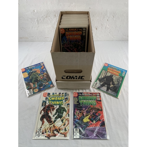 2177 - Seventy One DC Comics. Saga of The Swamp Thing. Includes (Vol.1) #1 to #4, #5 (2 copies) #6 to #19, ... 