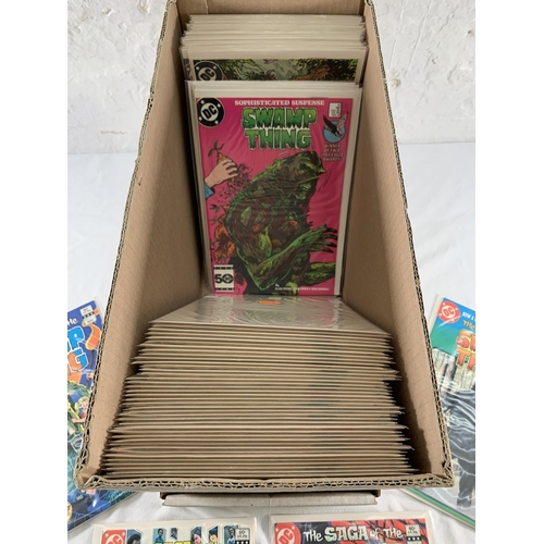 2177 - Seventy One DC Comics. Saga of The Swamp Thing. Includes (Vol.1) #1 to #4, #5 (2 copies) #6 to #19, ... 