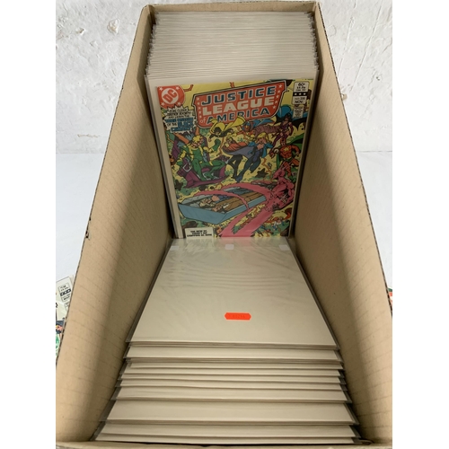 2185 - Sixty Seven DC Comics. Justice League of America Includes (Vol.1) #200, #201 (2 copies) #202 to #209... 