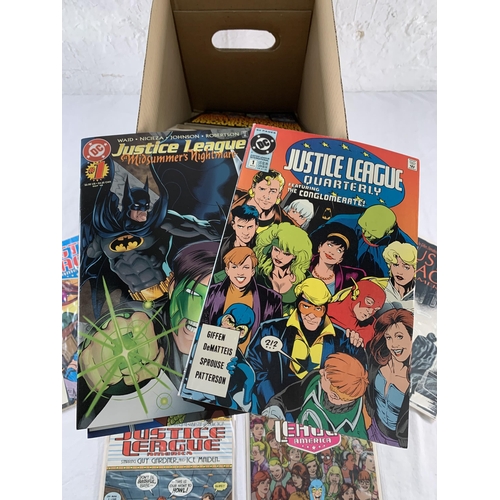 2186 - Eighty Seven DC Comics. Includes Justice League America (1989-1996) #26 (3 copies) #27 (3 copies) #2... 