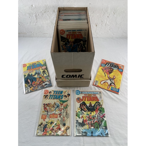 2189 - One Hundred and Two DC Comics. Includes Teen Titans (Vol.1) #50 first appearance of Titans West Team... 