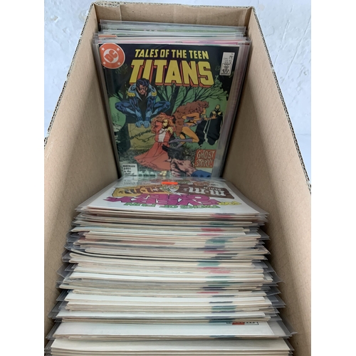 2189 - One Hundred and Two DC Comics. Includes Teen Titans (Vol.1) #50 first appearance of Titans West Team... 