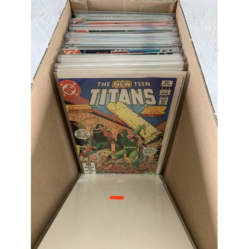 2189 - One Hundred and Two DC Comics. Includes Teen Titans (Vol.1) #50 first appearance of Titans West Team... 