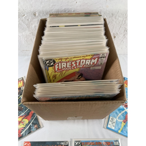 2194 - Ninety Five DC Comics. Includes Firestorm, the Nuclear Man (Vol.1) #3 and #4, Fury of Firestorm (198... 