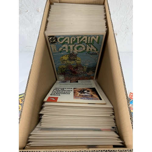 2196 - Eighty Nine DC Comics. Various years and titles includes Captain Atom (Vol.3) #1 (2 copies) #2 (2 co... 