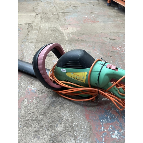 919 - A Florabest FHS600/08 230v electric hedge trimmer