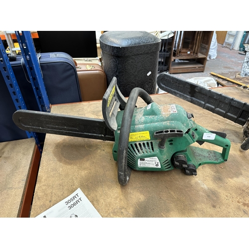 939 - A Gardenline petrol chainsaw with 13