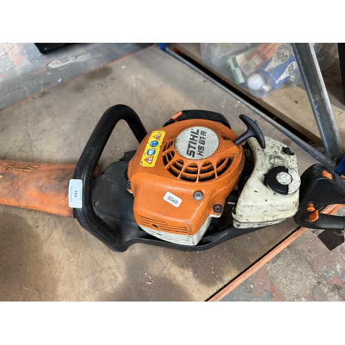 941 - A Stihl HS 81R petrol hedge trimmer with 31