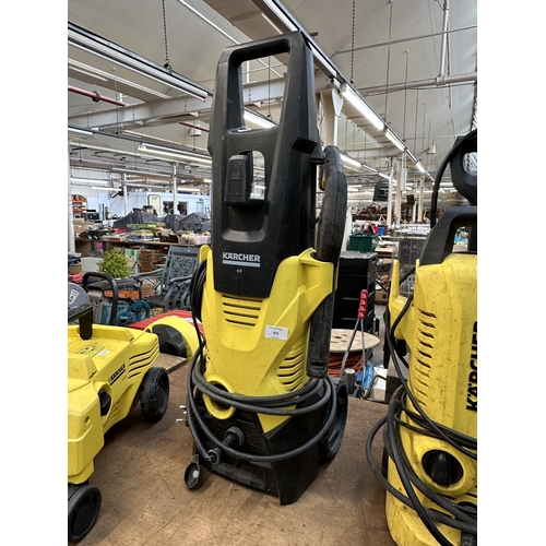 955 - A Karcher K3 electric pressure washer