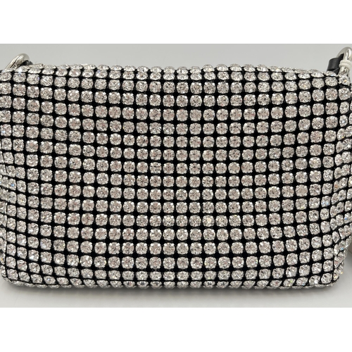 2065 - A boxed Alexander Wang Heiress crystal-embellished leather handled bag - RRP £675