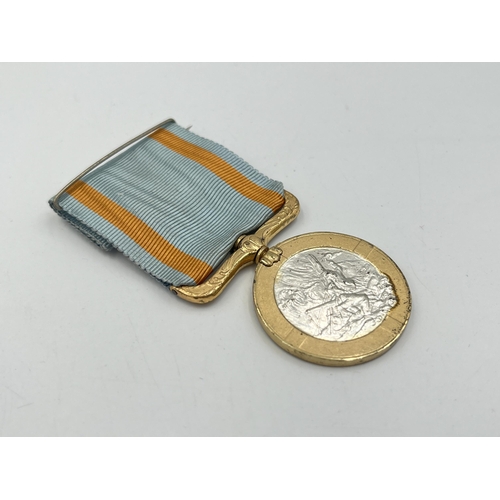 2142 - A second class Japanese sea disaster rescue society merit medal